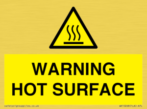 WK10268: WARNING HOT SURFACE