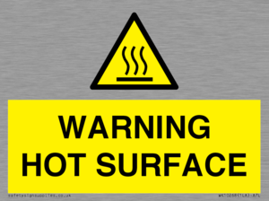 WK10268: WARNING HOT SURFACE