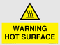 WK10268: WARNING HOT SURFACE