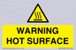 WK10268: WARNING HOT SURFACE