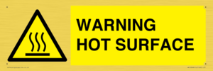 WK10268: WARNING HOT SURFACE