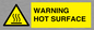 WK10268: WARNING HOT SURFACE