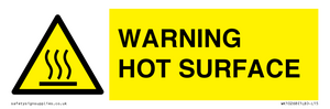 WK10268: WARNING HOT SURFACE