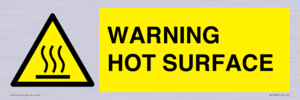 WK10268: WARNING HOT SURFACE
