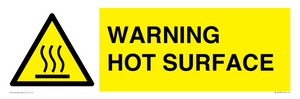 WK10268: WARNING HOT SURFACE