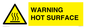 WK10268: WARNING HOT SURFACE