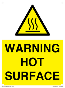 WK10268: WARNING HOT SURFACE