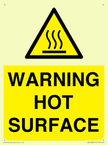 WK10268: WARNING HOT SURFACE