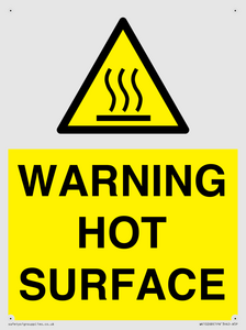 WK10268: WARNING HOT SURFACE