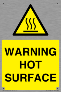 WK10268: WARNING HOT SURFACE