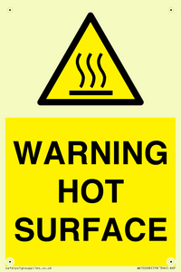 WK10268: WARNING HOT SURFACE