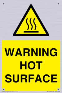 WK10268: WARNING HOT SURFACE