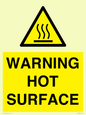 WK10268: WARNING HOT SURFACE