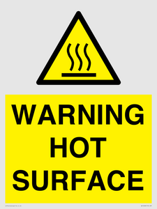 WK10268: WARNING HOT SURFACE