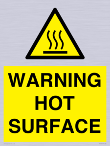 WK10268: WARNING HOT SURFACE
