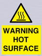 WK10268: WARNING HOT SURFACE