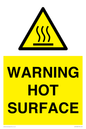 WK10268: WARNING HOT SURFACE