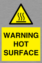 WK10268: WARNING HOT SURFACE