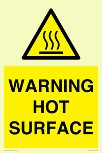 WK10268: WARNING HOT SURFACE