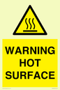 WK10268: WARNING HOT SURFACE