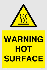 WK10268: WARNING HOT SURFACE