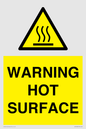 WK10268: WARNING HOT SURFACE