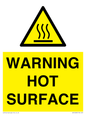 WK10268: WARNING HOT SURFACE