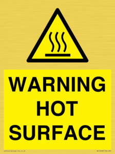 WK10268: WARNING HOT SURFACE