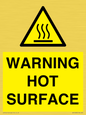 WK10268: WARNING HOT SURFACE