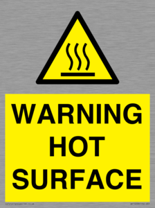 WK10268: WARNING HOT SURFACE