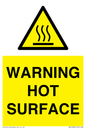 WK10268: WARNING HOT SURFACE