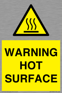 WK10268: WARNING HOT SURFACE