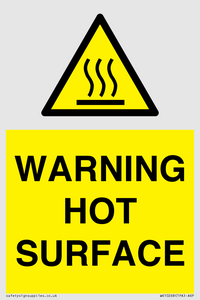 WK10268: WARNING HOT SURFACE