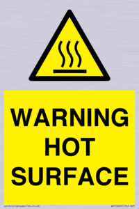 WK10268: WARNING HOT SURFACE