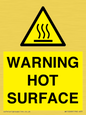WK10268: WARNING HOT SURFACE