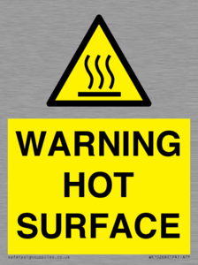 WK10268: WARNING HOT SURFACE