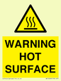 WK10268: WARNING HOT SURFACE