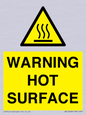 WK10268: WARNING HOT SURFACE