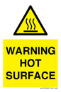 WK10268: WARNING HOT SURFACE