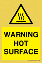 WK10268: WARNING HOT SURFACE