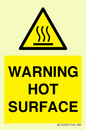 WK10268: WARNING HOT SURFACE