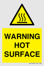 WK10268: WARNING HOT SURFACE