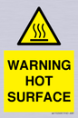 WK10268: WARNING HOT SURFACE