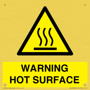 WK10268: WARNING HOT SURFACE