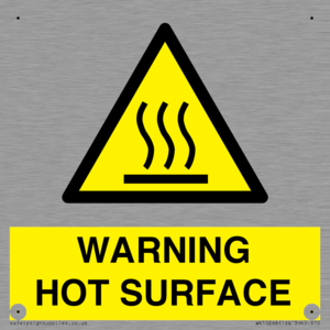 WK10268: WARNING HOT SURFACE