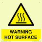 WK10268: WARNING HOT SURFACE