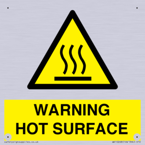 WK10268: WARNING HOT SURFACE