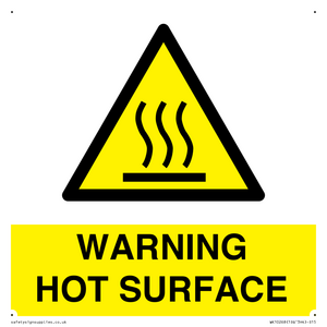 WK10268: WARNING HOT SURFACE