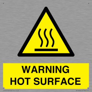 WK10268: WARNING HOT SURFACE