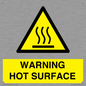 WK10268: WARNING HOT SURFACE
